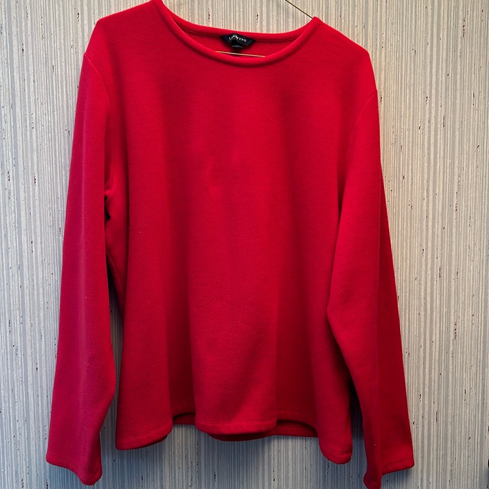 🎄Lands’End Fleece Top
